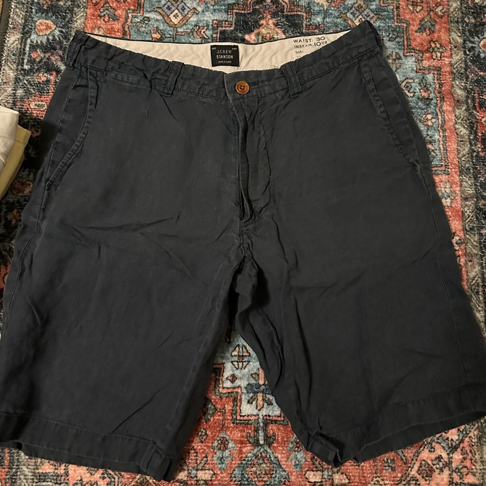 Navy shorts j crew